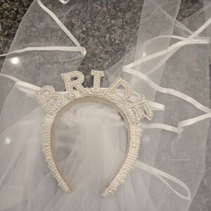 Elegant Pearl 'Bride' Headband